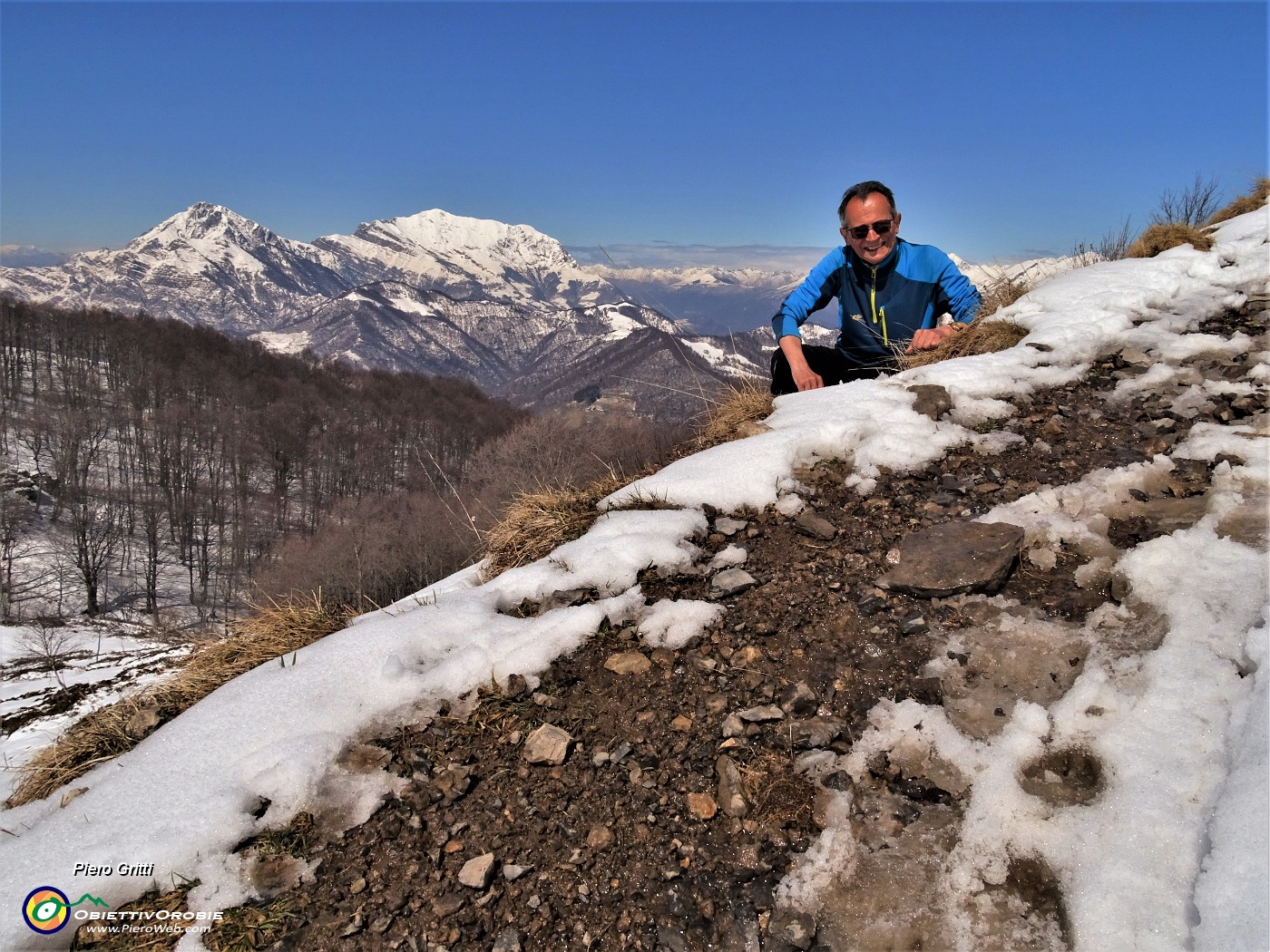 34 Bella vista sulle Grigne salendo in Zuc de Valmana dal versante nord.JPG